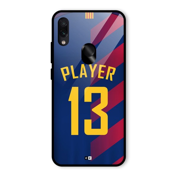 Player Thirteen Glass Back Case for Redmi Note 7S
