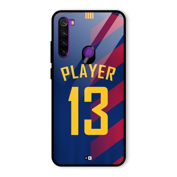 Player Thirteen Glass Back Case for Redmi Note 8