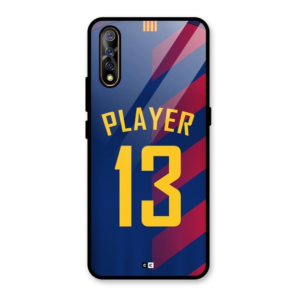 Player Thirteen Glass Back Case for Vivo S1