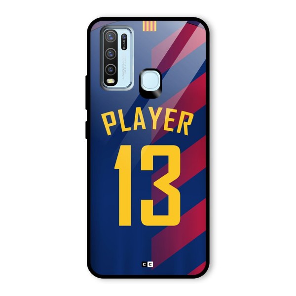 Player Thirteen Glass Back Case for Vivo Y30