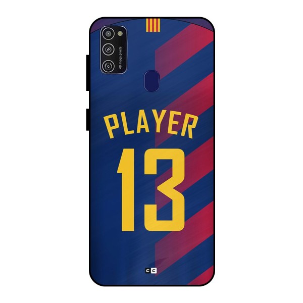 Player Thirteen Metal Back Case for Galaxy M30s