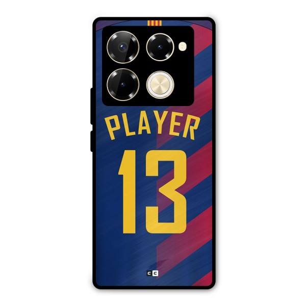 Player Thirteen Metal Back Case for Infinix Note 40 Pro Plus