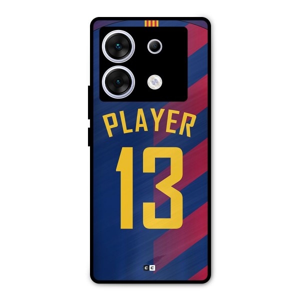 Player Thirteen Metal Back Case for Infinix Zero 30 5G