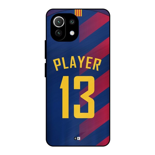 Player Thirteen Metal Back Case for Mi 11 Lite