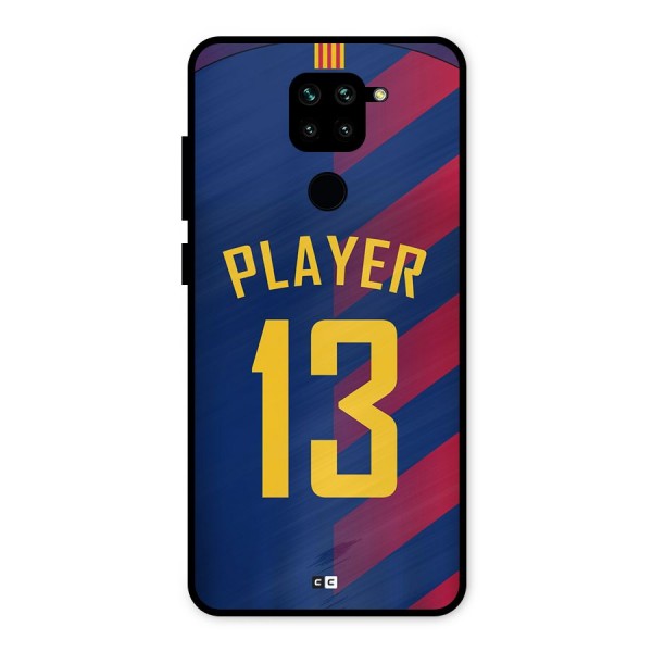 Player Thirteen Metal Back Case for Redmi Note 9