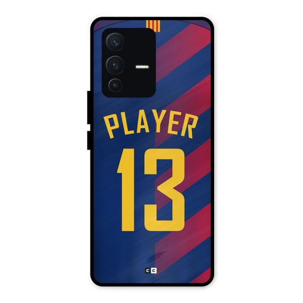 Player Thirteen Metal Back Case for Vivo V23 5G