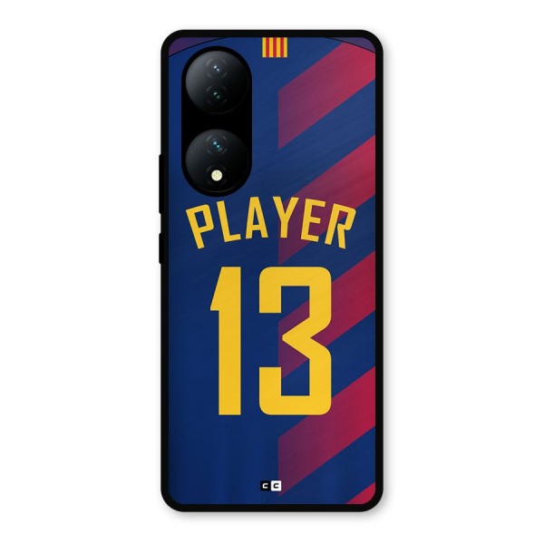 Player Thirteen Metal Back Case for Vivo Y100a