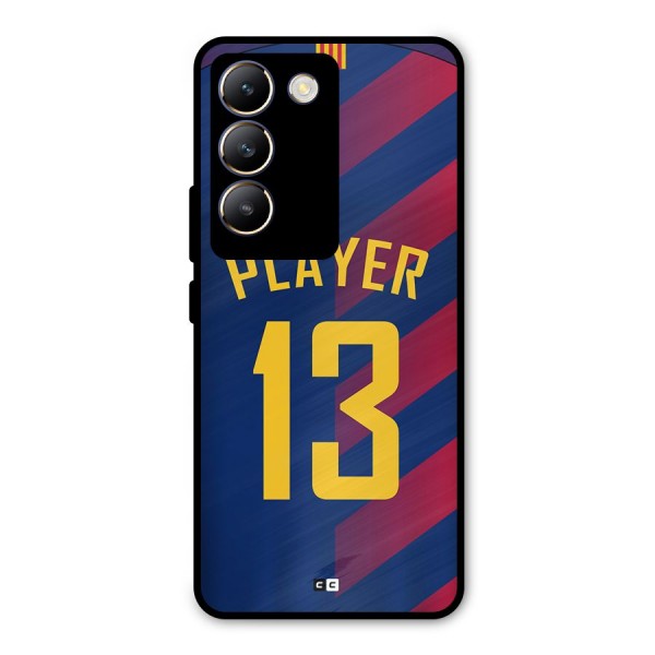 Player Thirteen Metal Back Case for Vivo Y200e