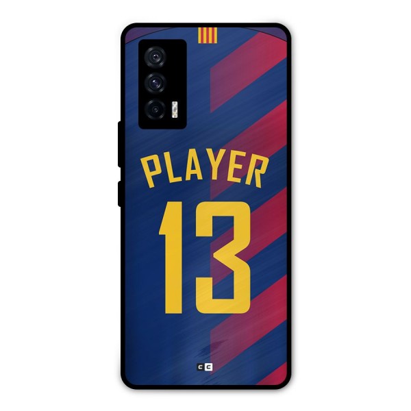 Player Thirteen Metal Back Case for iQOO 7 5G