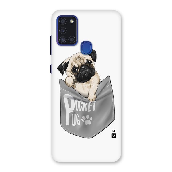 Pocket Pug Back Case for Galaxy A21s