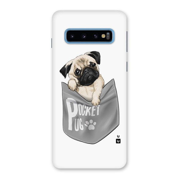 Pocket Pug Back Case for Galaxy S10