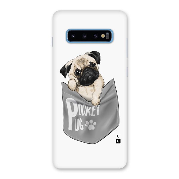 Pocket Pug Back Case for Galaxy S10 Plus