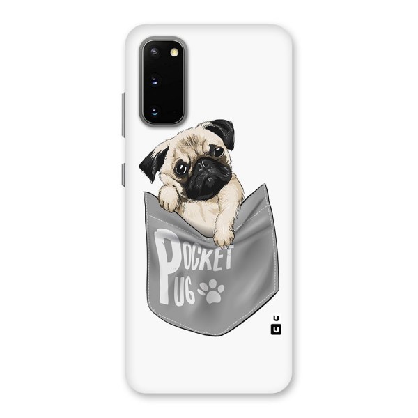 Pocket Pug Back Case for Galaxy S20