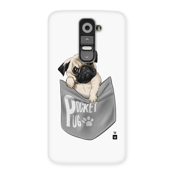 Pocket Pug Back Case for LG G2