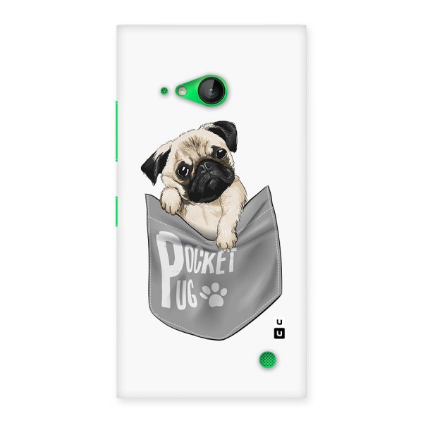 Pocket Pug Back Case for Lumia 730