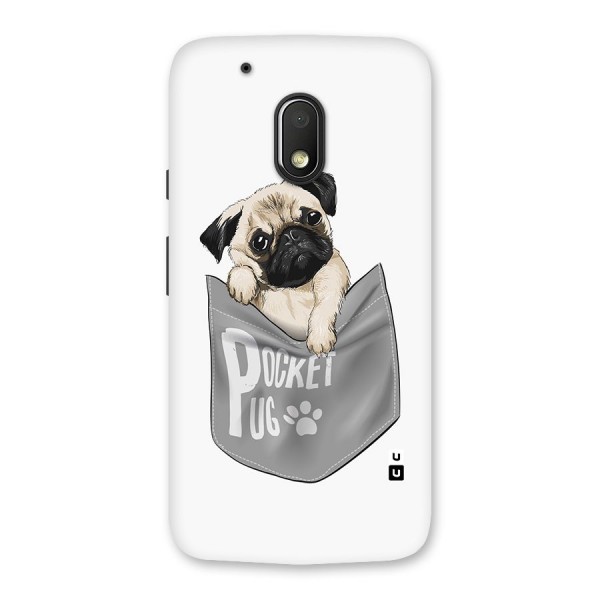 Pocket Pug Back Case for Moto G4 Play