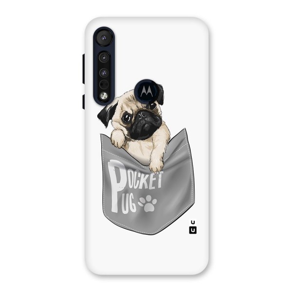Pocket Pug Back Case for Motorola One Macro