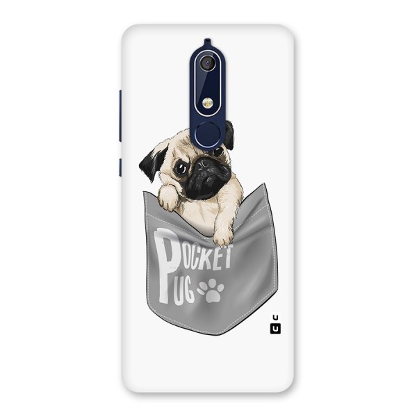 Pocket Pug Back Case for Nokia 5.1