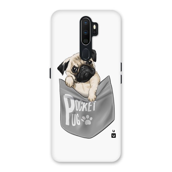 Pocket Pug Back Case for Oppo A5 (2020)