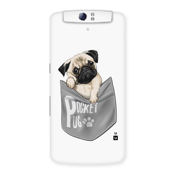 Pocket Pug Back Case for Oppo N1