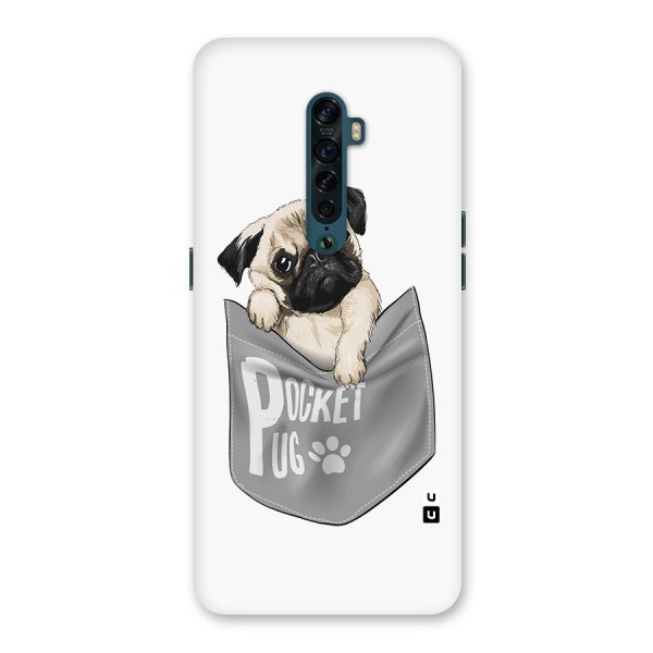 Pocket Pug Back Case for Oppo Reno2