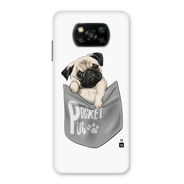 Pocket Pug Back Case for Poco X3