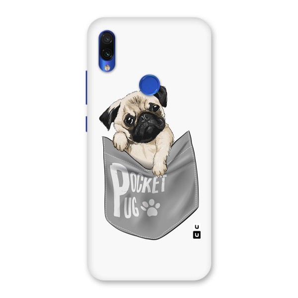 Pocket Pug Back Case for Redmi Note 7S