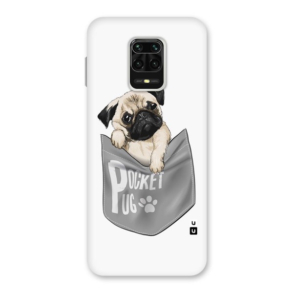 Pocket Pug Back Case for Redmi Note 9 Pro