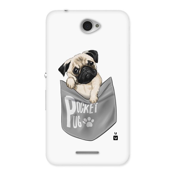 Pocket Pug Back Case for Sony Xperia E4