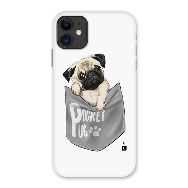 Pocket Pug Back Case for iPhone 11