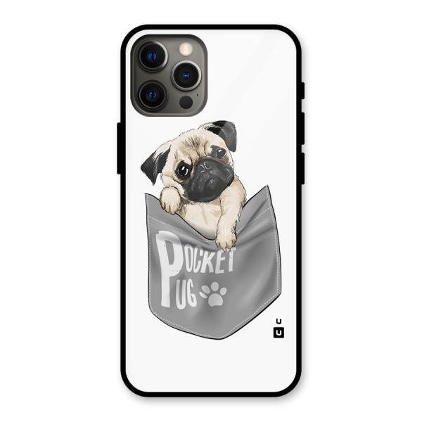 Pocket Pug Glass Back Case for iPhone 12 Pro Max