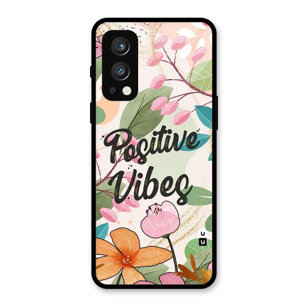 Positive Vibes Glass Back Case for OnePlus Nord 2 5G