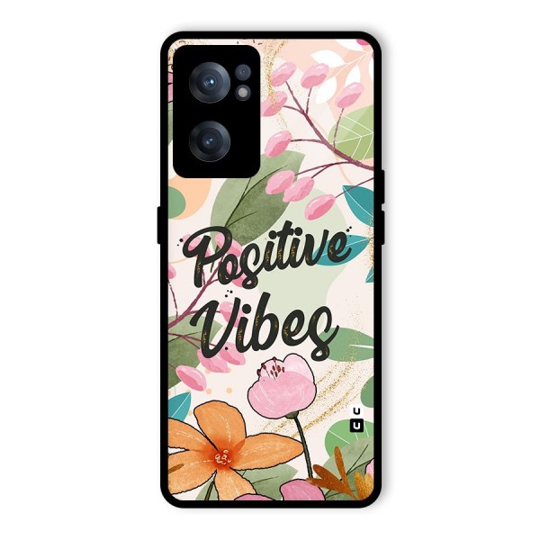 Positive Vibes Glass Back Case for OnePlus Nord CE 2 5G