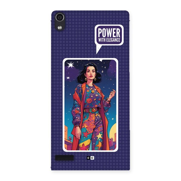 Power With Elegance Back Case for Ascend P6