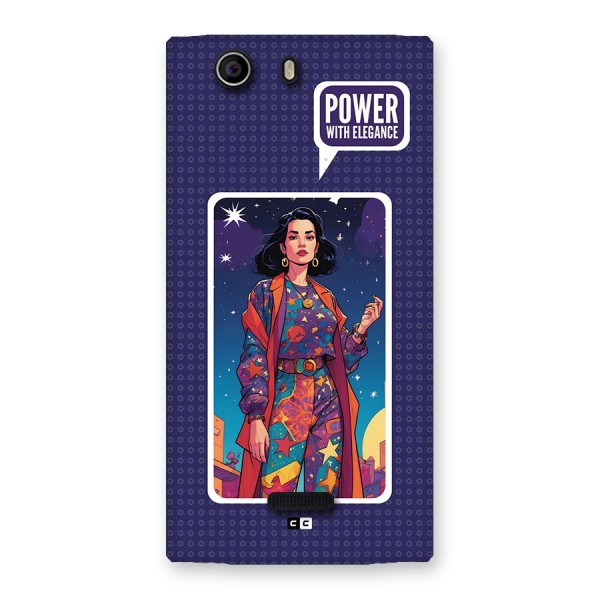 Power With Elegance Back Case for Canvas Nitro 2 E311
