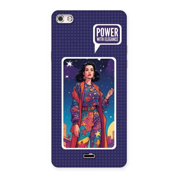 Power With Elegance Back Case for Canvas Silver 5