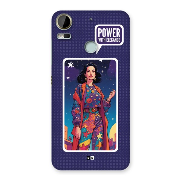 Power With Elegance Back Case for Desire 10 Pro
