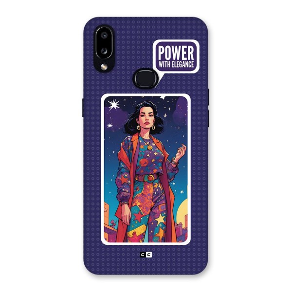 Power With Elegance Back Case for Galaxy A10s