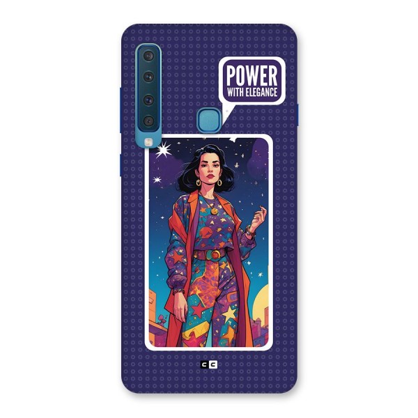 Power With Elegance Back Case for Galaxy A9 (2018)