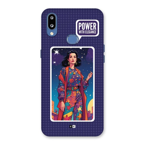 Power With Elegance Back Case for Galaxy M01s