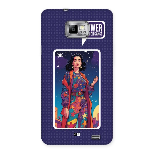 Power With Elegance Back Case for Galaxy S2