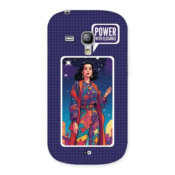 Power With Elegance Back Case for Galaxy S3 Mini