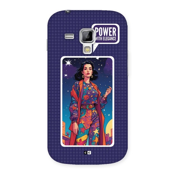 Power With Elegance Back Case for Galaxy S Duos