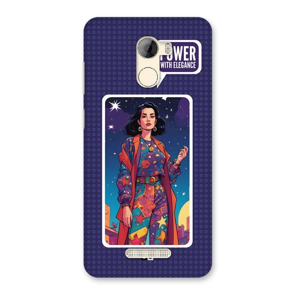 Power With Elegance Back Case for Gionee A1 LIte