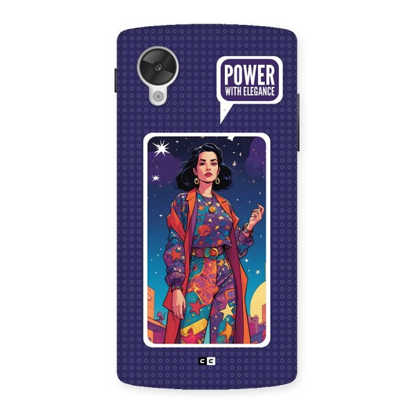 Power With Elegance Back Case for Google Nexus 5