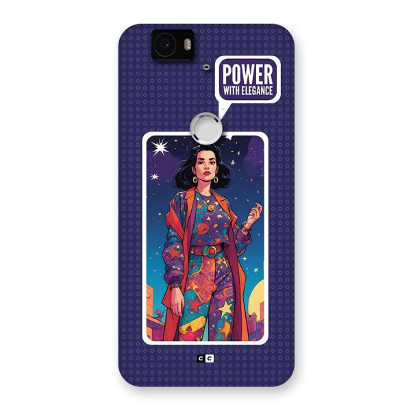 Power With Elegance Back Case for Google Nexus 6P