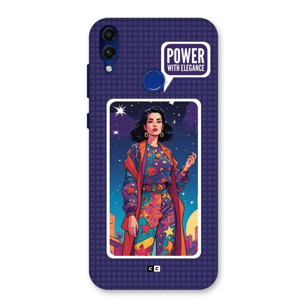 Power With Elegance Back Case for Honor 8C