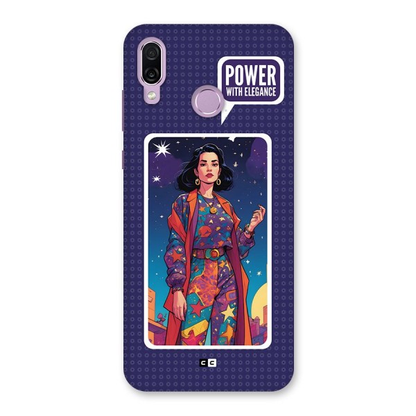 Power With Elegance Back Case for Honor Play