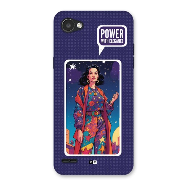 Power With Elegance Back Case for LG Q6