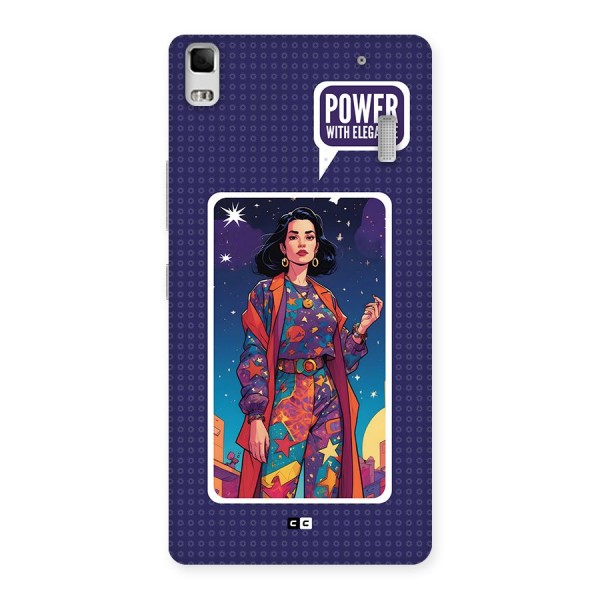 Power With Elegance Back Case for Lenovo A7000